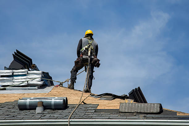 Professional Storm Damage Roof Repair technician working in Bixby, OK
